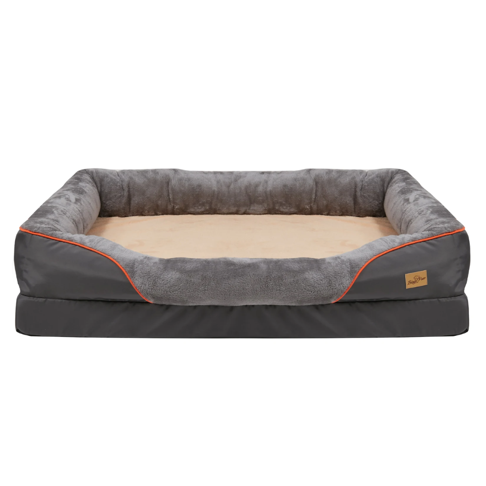 Jumbo Orthopedic Dog Bed Elevated Cushion Warm Waterproof Mattress
