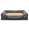 Jumbo Orthopedic Dog Bed Elevated Cushion Warm Waterproof Mattress