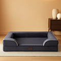 Waterproof Orthopedic Foam Dog Bed Extra Large Dark Grey-0