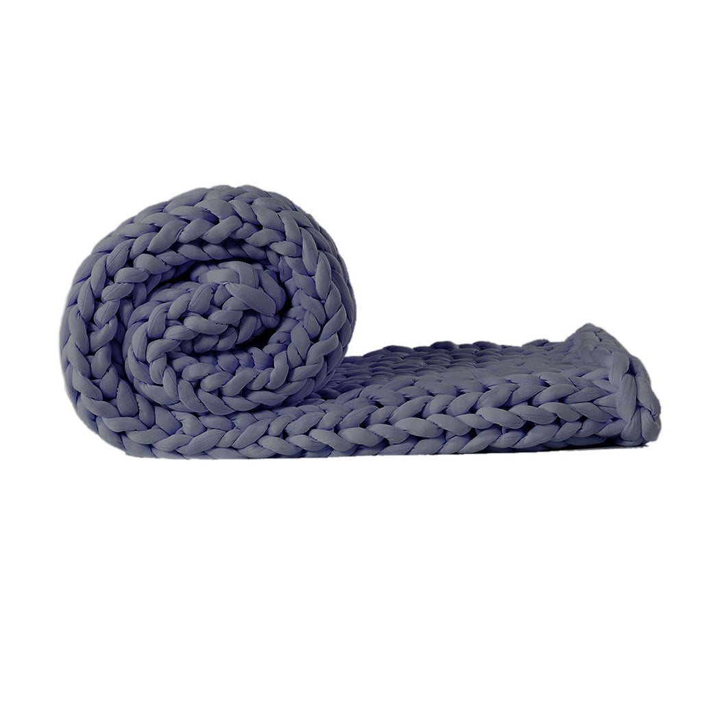 Lux thick knitted Weighted Blanket – Clinically Informed Comfort for Better Sleep 9kg