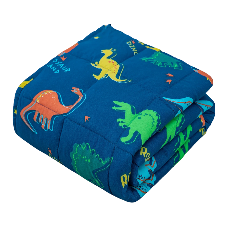 Dinosaur throw weighted blanket - Clinically Informed Comfort for Better Sleep